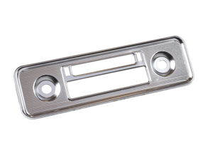 Radio cover, chromed, for Blaupunkt Frankfurt. Porsche 356 / 911 /914 - 8101850500