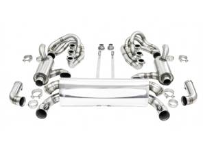 CARGRAPHIC GT Sport Exhaust System Backdate 740mm, With ID42 GT Manifold Set, With Heating. Porsche 964 Carrera 2/4/RS - 96411104504, 96411104605, 96411104502, 96421103905, 96421103932, 96421104004