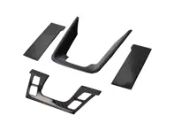 Centre console trim cover set in dry carbon fibre. Porsche 992 - ML-ZDH249