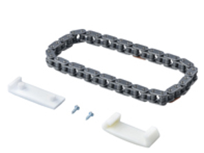 Camshaft timing chain and sliding shoe set. Porsche 944 S2 / 928 S4 / 928 GT - 1104, 94410550105, 94410504901, 94410550111, 94410550105, 94410550101