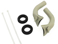 Rear defrost vent, Left & Right. Porsche 911/912 (1965-68) - 90157204122, 90157204222, 99970204050 - PP221D