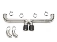 Auspuff Catback Competition Race X-Pipe. Porsche 991 GT3 / GT3 RS 2014-2016 - FS.POR.991GT3.CRX, FS.POR.991GT3.CRX.BR, FS.POR.991GT3.CRX.CF