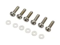 Rear light screw and washer set in SILVER. Porsche 911 70-89 / 959 - PCG63191100