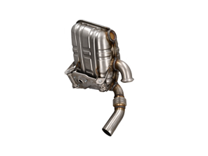 Exhaust Muffler. Porsche 996 3.6L 2002-05 - 99611113177, 99611113157, 99611113168, 99611113277, 99611113257, 99611113268