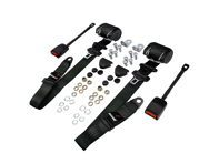 CINTURONES DE SEGURIDAD - DELANTEROS Automático / Inercia MONTAJE VERTICAL B PILLER / HEBILLAS EN EL PISO con soporte en L PAR - 92880312610, 9288031261070B