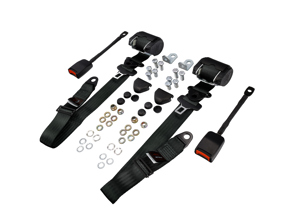 CINTURONES DE SEGURIDAD - DELANTEROS Automático / Inercia MONTAJE VERTICAL B PILLER / HEBILLAS EN EL PISO con soporte en L PAR - 92880312610, 9288031261070B