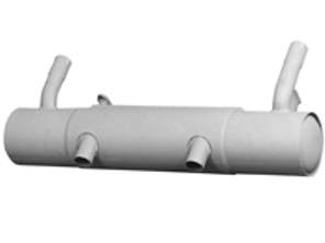 排气消声器/消音器后箱。保时捷 356A - 61611101000, 61611101001, 92.321, 92321, 1620600700 - 92.321, 1620600700