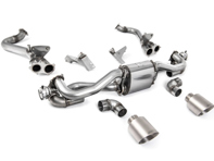 Scarico sportivo bypass Milltek GPF con finiture in titanio gt-115. Porsche 718 Cayman GT4 4.0ltr / Boxster GTS 4.0ltr