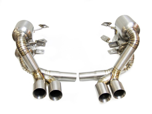 Terminale di scarico / Silenziatore Titanium DesignTek per Porsche 997 - 99711121102, 99711121103, 99711123102, 99711123103, 99711121202, 99711121203, 99711123202, 99711123203