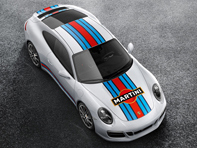 Ensemble d'autocollants décoratifs pour sports mécaniques Martini Racing Design. Porsche 991 - 99104480185, 99104480186