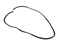 Junta de puerta, tipo aleta. Porsche 911 1965-73 144" Coupe - 91153109501, 91153109502 - 9372E, 1685700400