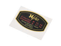 机油滤清器贴花 H-Filter 贴花。保时捷 911 / 912 - 64470100300 - 1601503600