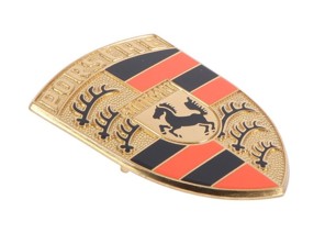 Insigne de capot pour les premières Porsche 911 jusqu'à 1973 - 90155921021, 90155921027, 90155921029