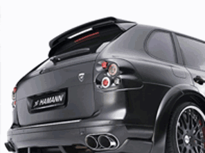 Spoiler sul tetto. Hamann per Cayenne MKII