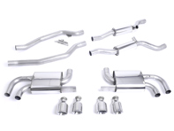 Système d'échappement sport Milltek résonné (système légèrement plus fort). Porsche 958 Cayenne Turbo - 95811191020, 95811191021, 95811191022, 95811191023 - SSXPO111