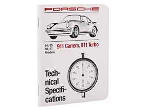 Cahier des Spécifications Techniques. Porsche 911 3.2 1984-87 & 930 3.3 Turbo - WKD423020