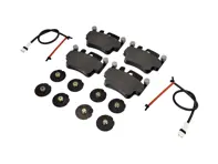 HINTEN Bremsbeläge, Sensoren, Unterlegscheibensatz Porsche 996 Turbo / 996 C4S Textar - 99635208602, 99635208600, 99661236501, 99635294903