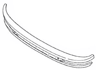 Parachoques delantero. Porsche 911 1974-81 para coches sin lavafaros - 91150501110