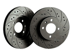 Black Diamond KREUZ GEBOHRTE & GENUTETE Performance Bremsscheiben HINTEN. Porsche 964 / 944 / 968 - KBD 469, KBD469