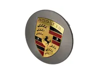 轮毂盖，铂金缎面哑光。保时捷 92A / 9YA Cayenne / 982 Boxster / Cayman / 991.2 / 992.1 2015>> - 7P5601151OB5, 7P5601151