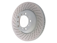 Disco freno posteriore, forato monoblocco, 330x28 mm. Porsche 991.2 / 992 - 99135240401, 99135240301, 9P1615602, 9P1615601 - PRL31524, PRR31624