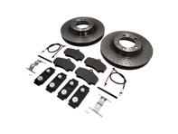 FRONT Brake Pads and Brake Disc Package Porsche 997 C4S Brembo - 9963514XX04BRE, 99635141004, 99635140904BRE, 99635140904, 9963514XX04, 99635194913BRE, 99635194913, 99635108901, 99761268001, 99635195911