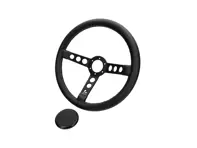 Volante de cuero Rennline de 360 mm de diámetro - I77.86-