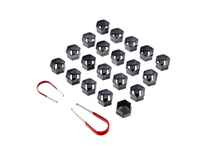 Wielbout Doppen Zwart Chroom. Porsche 996/986/987/997/Kaaiman