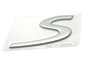 S - Insigne pour Porsche 987C Cayman S - 98755924500, 987.559.245.00