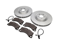 Pacchetto freni anteriori a disco e pastiglie freno Porsche Macan 3.0L GTS / Turbo 400Bhp - PAA698151, 95B907253, 95B615301J, 95B615302J