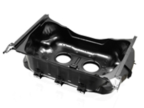 Vloerplaat voorwiel. Porsche 996 C4 / TURBO / GT3 - 99650197901GRV