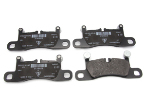 Brake pads, Rear. Porsche 982 Boxster / 982C Cayman / 9YA Cayenne - 9Y0698451J, 9Y0698451AD