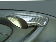 Door handle cover, Carbon Fibre. Porsche 986 Boxster - 98655598102, 98655598202