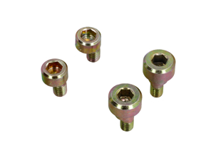 Bulloni eccentrici per braccio oscillante posteriore e piastra della molla SET DI 4. Porsche 911 1974-89 - 90133313306, 90133313304, 90133313305