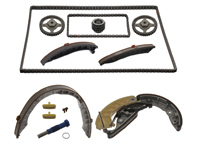 Kit de cadena de distribución del motor para árbol de levas y bomba de aceite. Porsche 970 3.6L Panamera - 94810516902, 94610725201, 94810516910, 94610725801, 94810223111, 94610518000, 94810518111, 94810502312, 94810516612, 94610506800, 94810506510, 94610725300 - 45675, 59822Set, 90001147