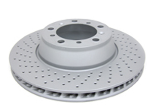 后制动盘转子。标准涂层 Z。保时捷 991.2 / 992（OE 零件编号 9P1615601 / 9P1615602 - 460.4512.20, 460.4513.20, 99135240301, 9P1615601, 99135240401, 9P1615602 - 460.4512.20, 460.4513.20