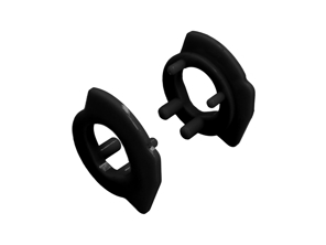 Front engine mount insert. Porsche 987.2/981 Boxster and Cayman 2009>> Powerflex Black Series - PFR57-821, 9A137504601, 9A137502322