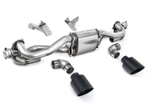 Silencieux arrière sport Milltek avec finitions noires Cerakote. Porsche 718 Cayman GT4 / Boxster GTS 4.0 L. - 982251053E, 982251053K, 982251053F, 982251053H, 982251053D, 982251053G - SSXPO158