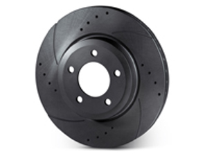 Drilled and slotted brake disc rotor Rear. Porsche 986 Boxster (OE Part No 98635240104) - 98635240104, 24012001761, 09D58011, 92088900, 460152420, P2013V - DDF2023C, DF6338