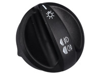 Pomello comando fari, Nero opaco. Porsche 996 / 986 Boxster 2002>> - 99661353311A05, 99661353310A05