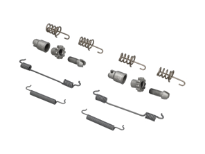 Kit molle ganasce freno a mano. Porsche 971 Panamera / 976 Panamera / 9J1 Taycan - 971609715, 298609717, 298609723, 298609583