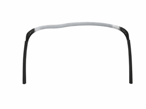 Targa de joint d'arceau de sécurité arrière. Porsche 911 1970-73 - 90156509144