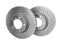 Brake disc rotor, Front. Porsche 997 MKII / 991 / 981 / 982 Boxster / 981C / 982C Cayman (OE Part No 99735140101 / 99735140201) - 99735140101, 99735140201