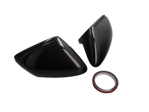 Calotte specchietti retrovisori esterni in fibra di carbonio a secco RHD. Porsche 992/9J1 Taycan - 992857527GG2X, 992857528GG2X - ML-ZDH435-PRO