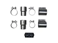 Exhaust Fitting Kit for 976 Panamera Slip-On Line Titanium Exhaust. Porsche 976 Panamera V6 - P-MF1052