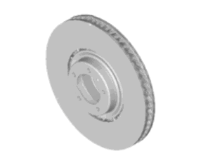 Rotor de disco de freno Delantero. Porsche Taycan 02/2020>> (pieza OE n.º 9J615301B/9J6153012B) - 9J615301B, 9J615302B