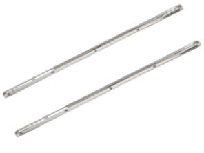 Door sill threshold strips, polished chrome. Porsche 911 / 912 1965-1973 - 90155141900, 1689807200