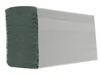 1 Ply Green M-fold paper hand towels - Pack of 3000 - HMG130