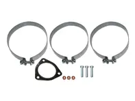 Mounting Kit  with 3 straps for rear exhaust. Porsche 911 1975-83 - 90111115704 - 92.201KIT, 1621700210