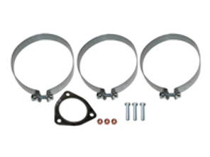 Kit de montage avec 3 sangles pour échappement arrière. Porsche 911 1975-83 - 90111115704 - 92.201KIT, 1621700210